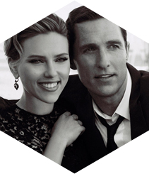 Scarlett Johansson y Matthew McConaughey bajo la dirección de Martin Scorsese