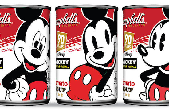 campbells Los 10 mejores ítems que celebran el 90 aniversario de Mickey Mouse